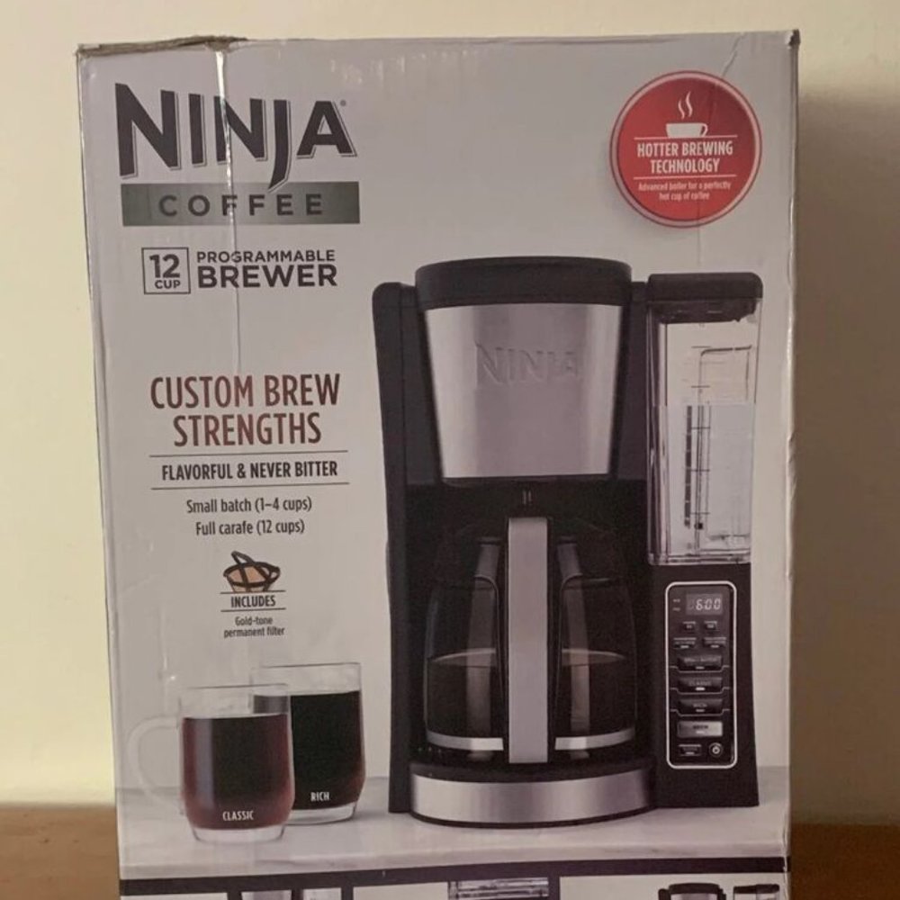 Ninja Coffee 12-Cup Coffee Brewer CE251 - Silver